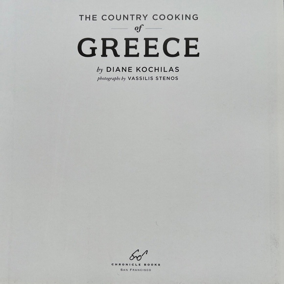 The Country Cooking of Greece Diane Kochilas Hardcover Dustjacket 384 pgs 2012 - Picture 2 of 11